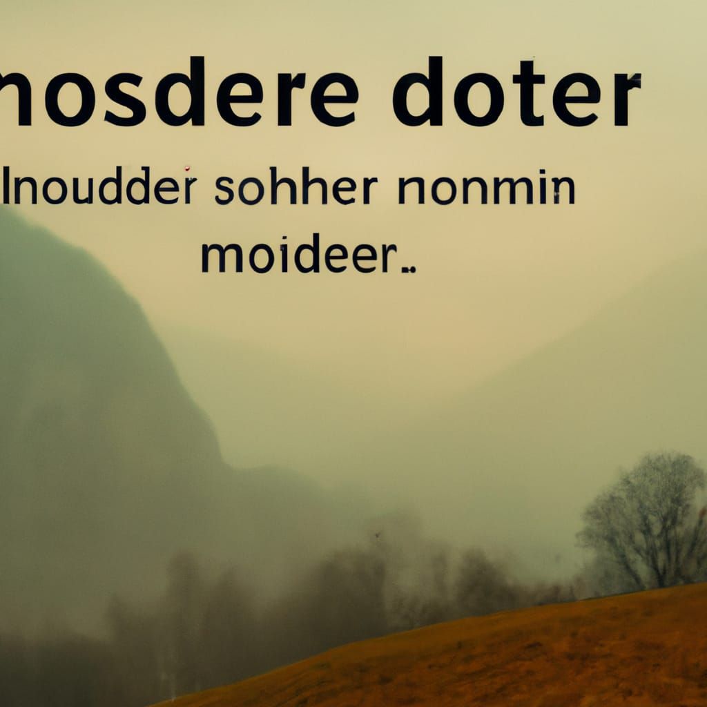 "Mosderer doter Inoudder sohher nonmin moideer!" - There is nothing to add!