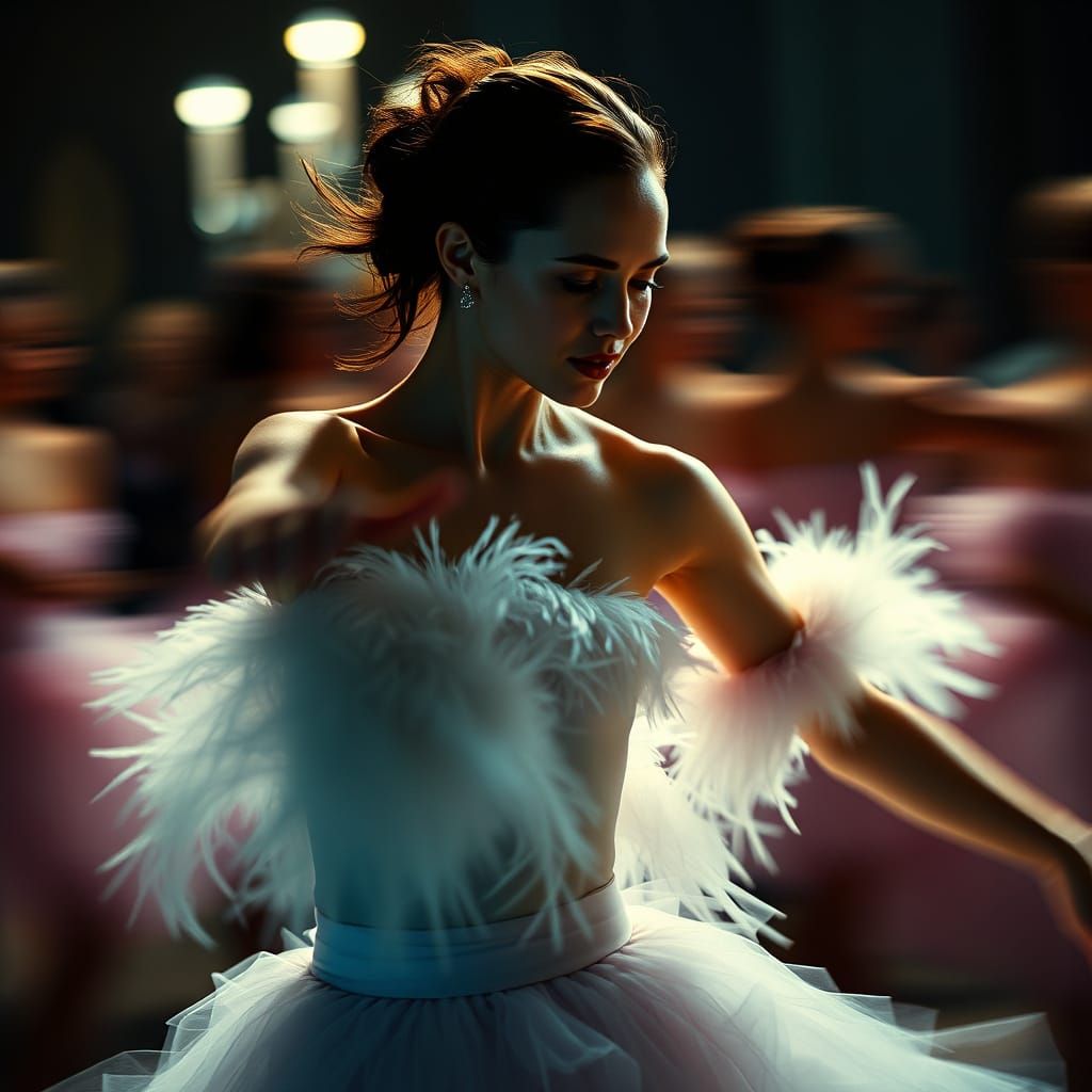 Ballerina in Frenzied Dance, Inspired by Gregory Crewdson an...
