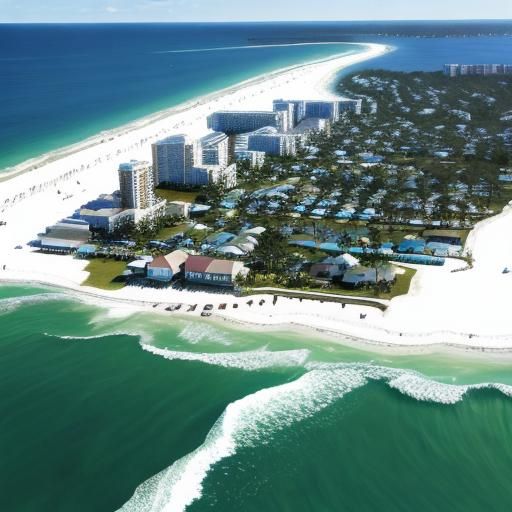 Fort Walton Beach: A Sunny AI-Generated View