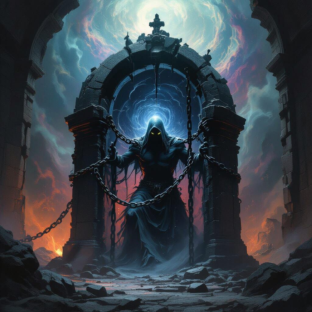 Malevolent Spirit Bound in Obsidian Prison on Night of Power