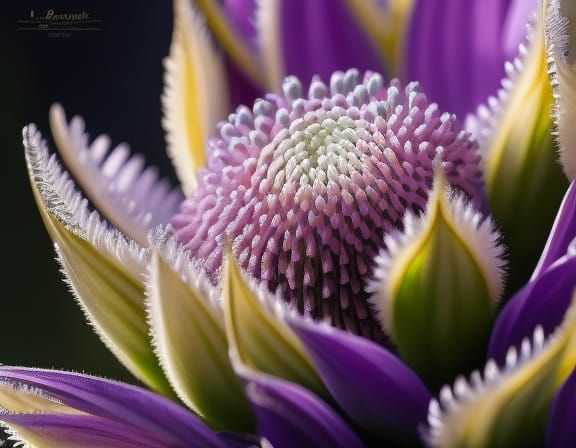 Hyperrealistic Dew-Kissed Bourvardia Flower Portrait