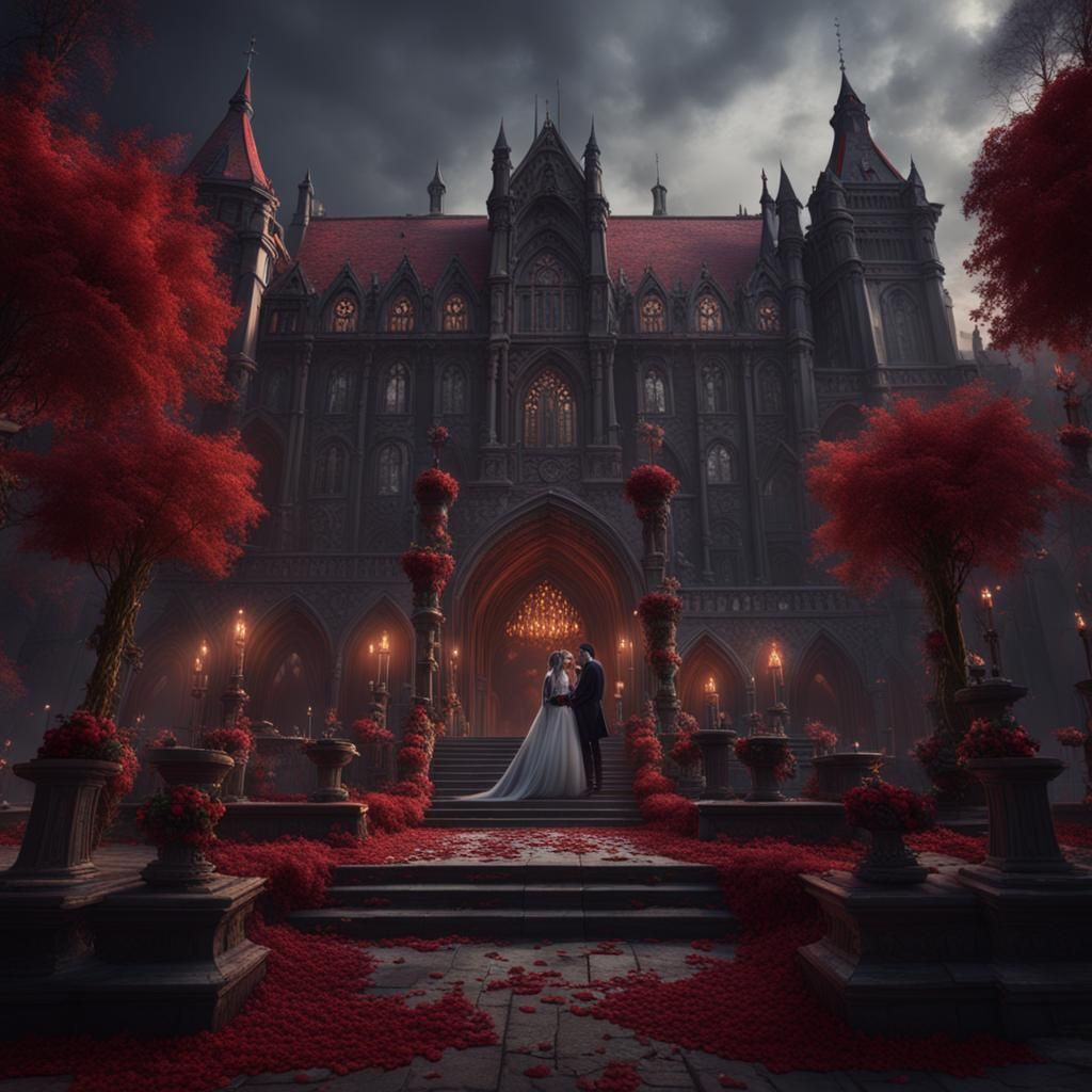 Fantastical Vampire Wedding Concept Art