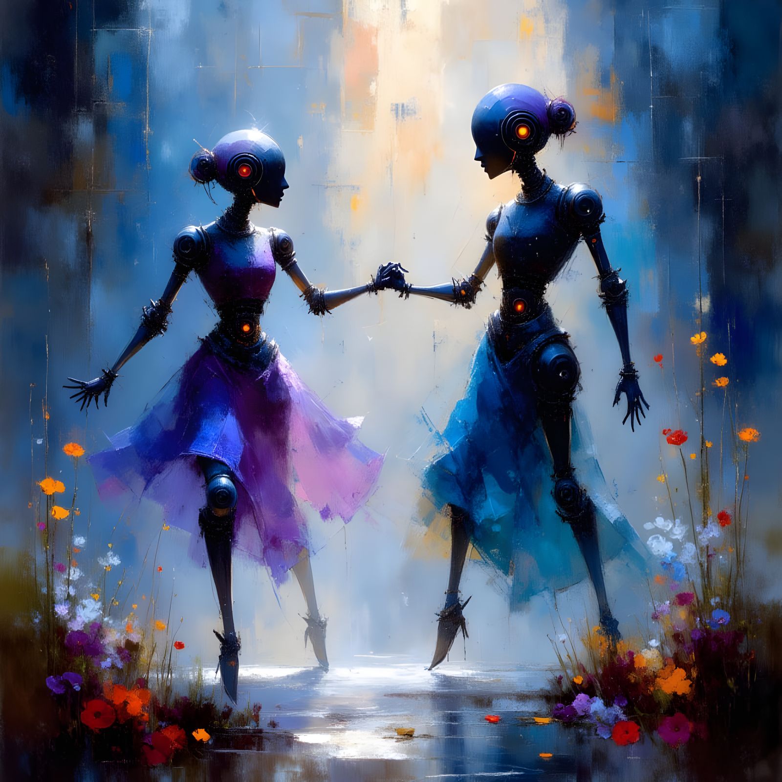 Robots Dancing in a Storm