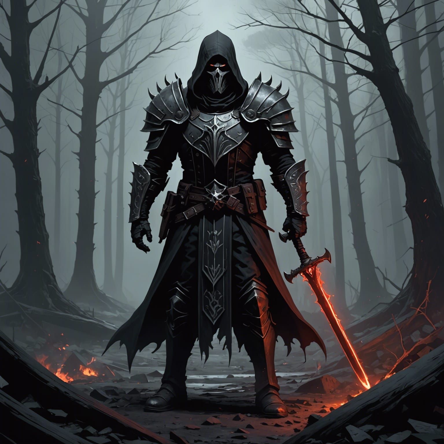 Grimdark Fantasy Illustration