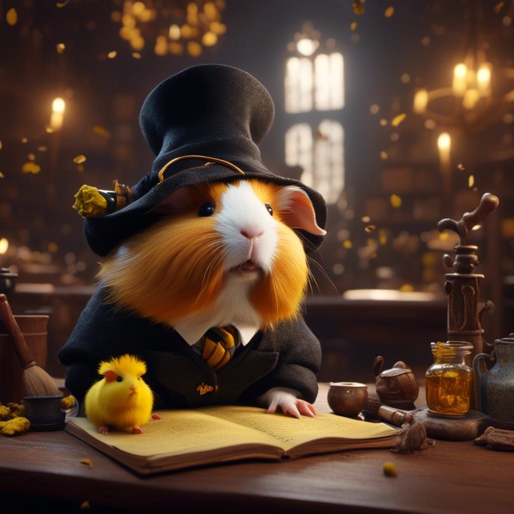 Guinea Pig Snape Teaches Potions Class