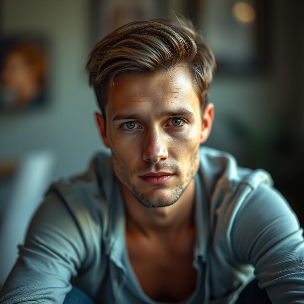 Intimate Portrait in Photorealistic Detail