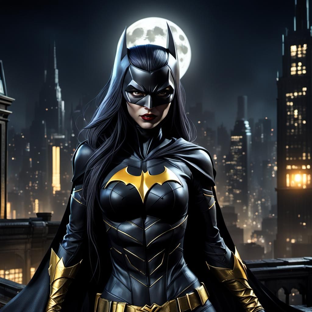 Batgirl in Dark Gotham, Unreal Engine Style
