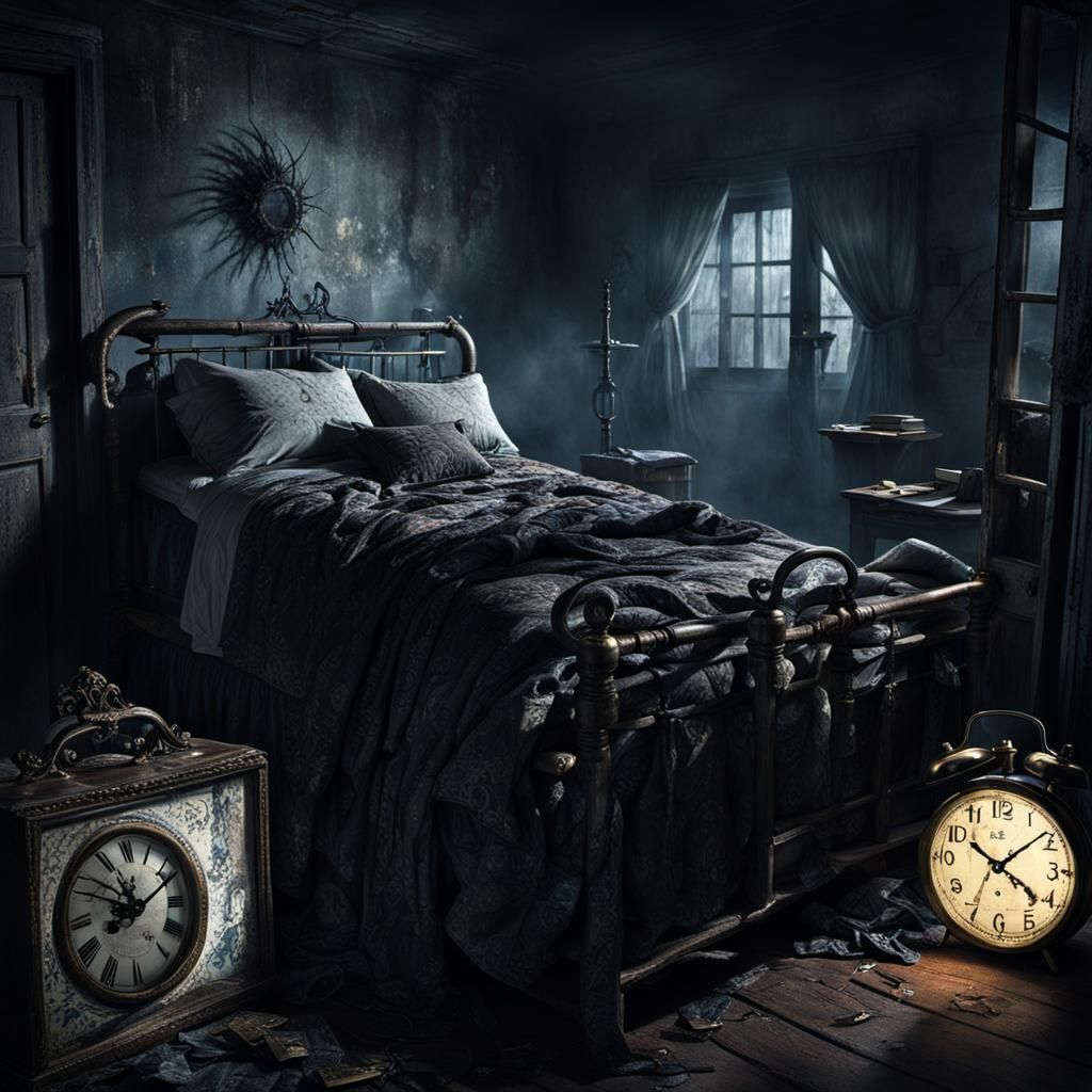 The last thing I saw was my alarmclock flashing 12:07 before...