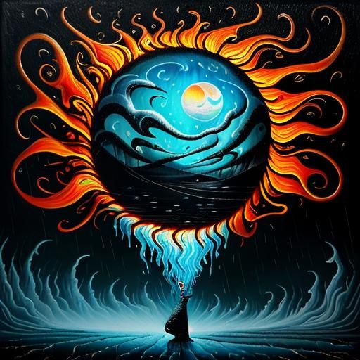 Surreal Uncanny Valley of Impossibilities in Oil