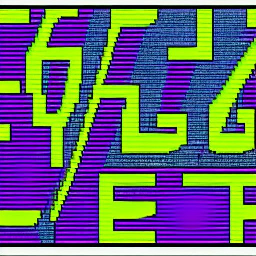 8k resolution, Ansi Art