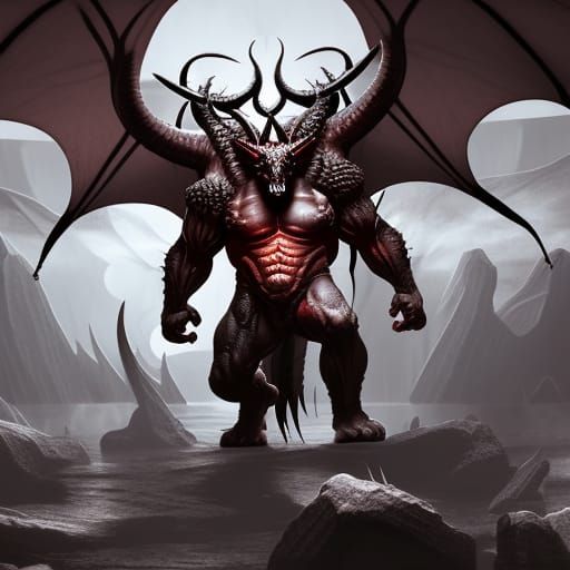 Draconic Juggernaut Concept Art in 8K Resolution