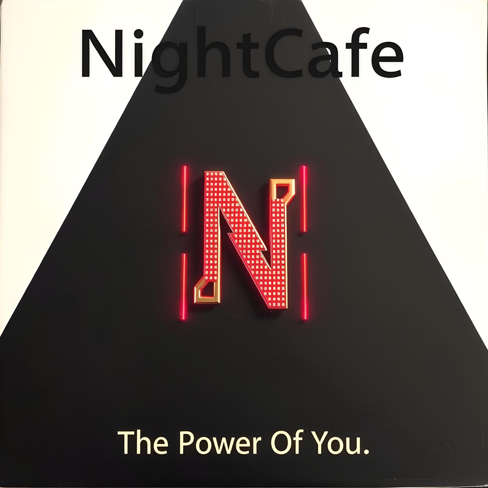NightCafe Album Cover Featuring Computer Key