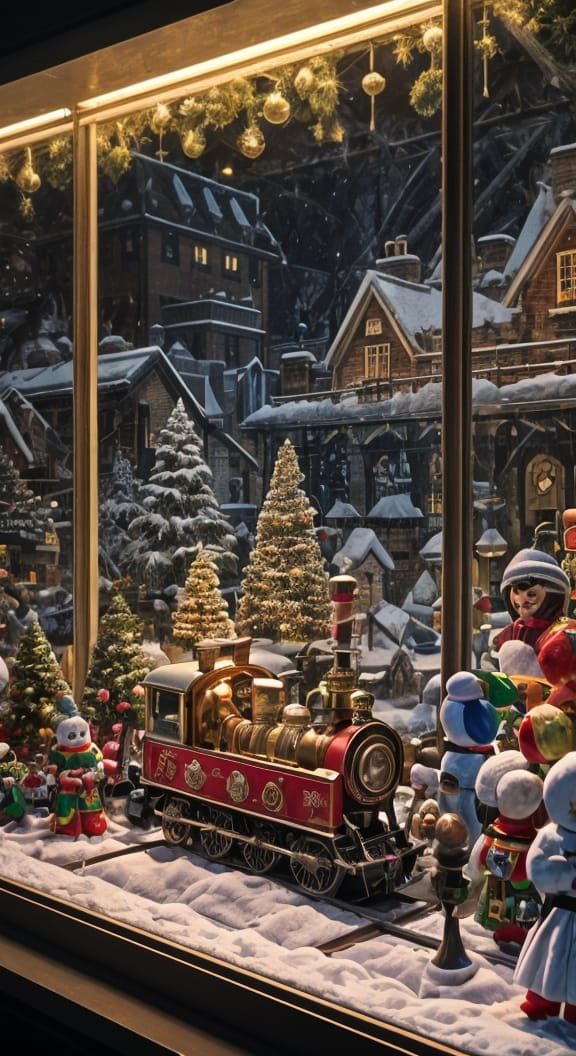 Christmas Toys Come Alive in Vibrant 3D Art