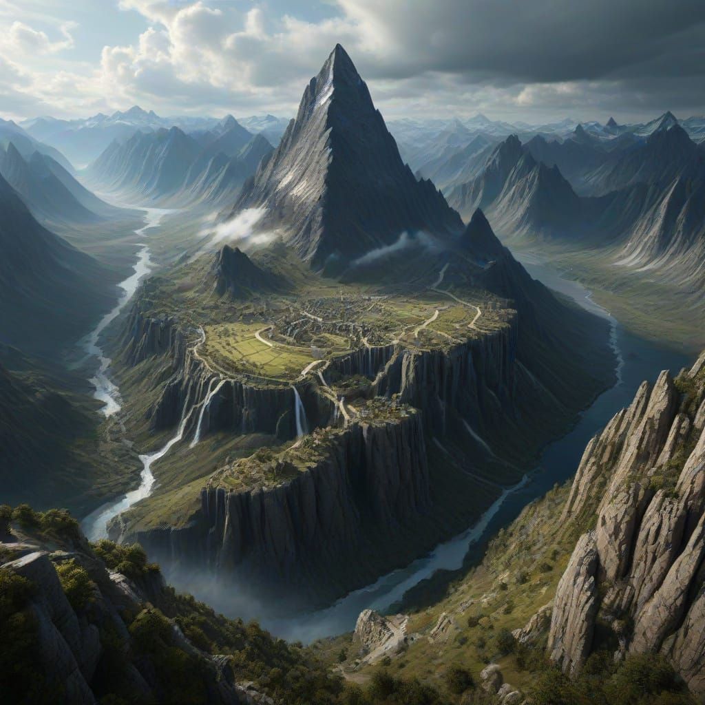 Realistic Landscape of the Eighth Wonder of the World