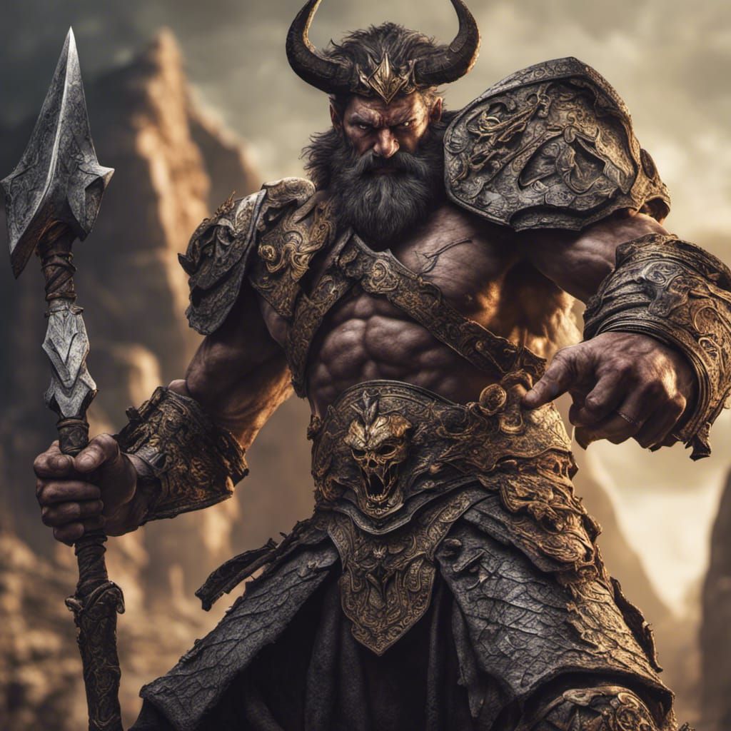 Handsome Goliath Man from Dungeons and Dragons