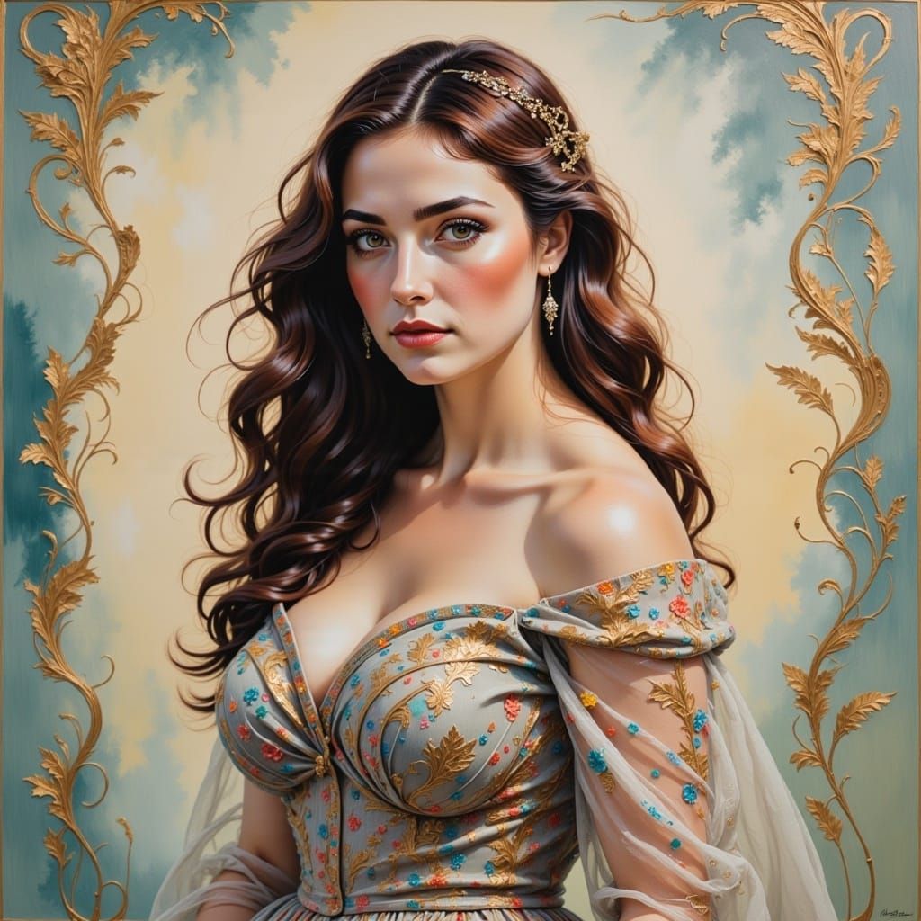 Beautiful AI-Generated Portrait