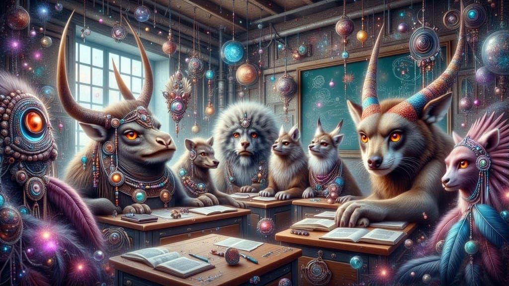 Monsters in a Hauntingly Beautiful Classroom at SCP High Sch...