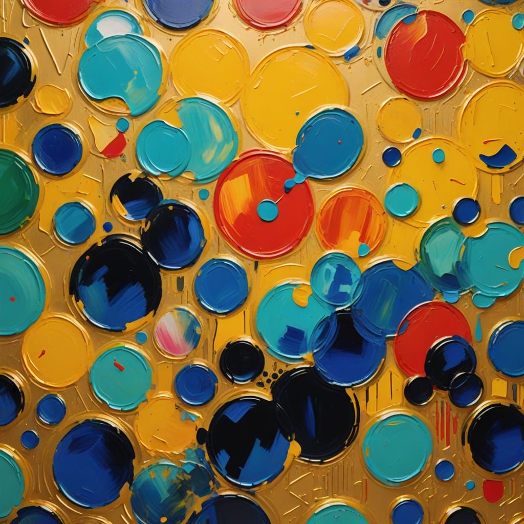 Impressionist Painting Melds Into Wall as Digital Art