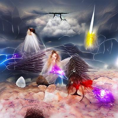 Angels in a Heavenly Battle