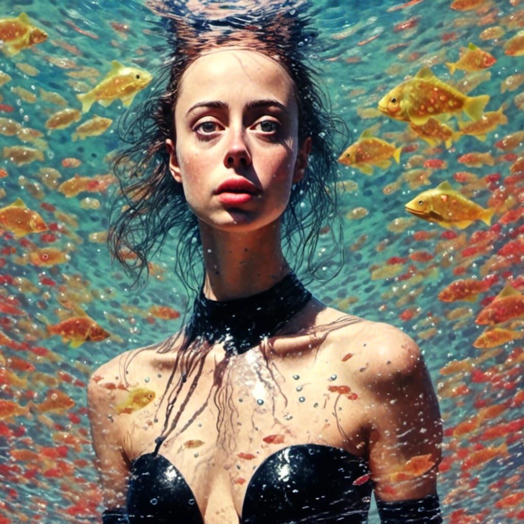 Beautiful Trans Woman in Wet Suit