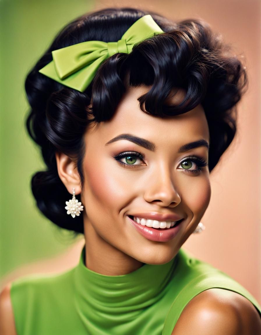 Glamorous 1960s Portrait of a Beautiful Woman