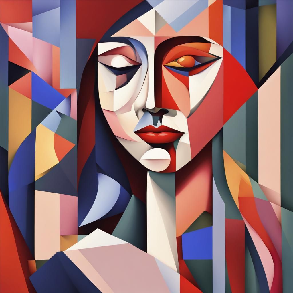 A woman turning into a tulip