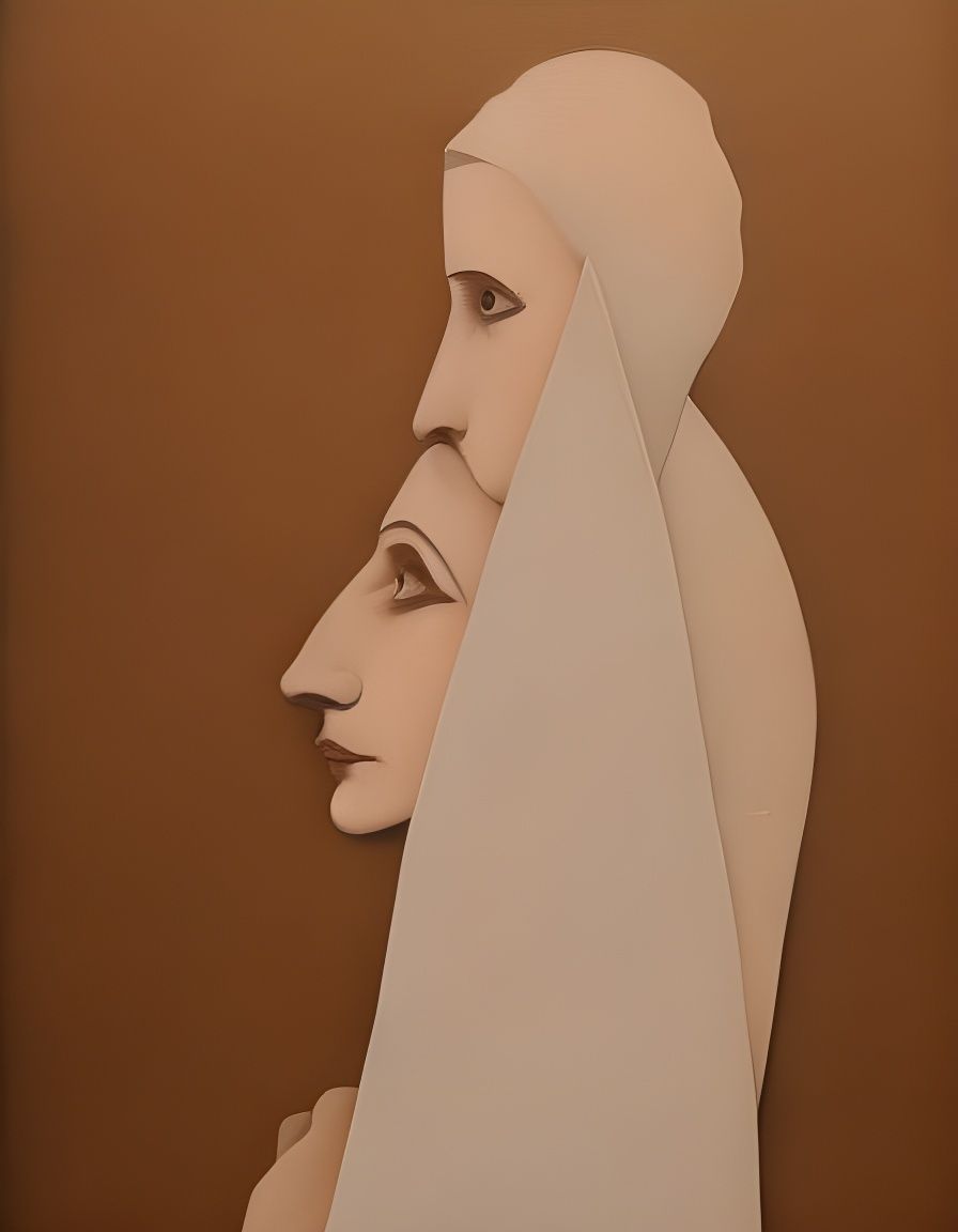 Ethereal Woman Portrait in Living Smoke