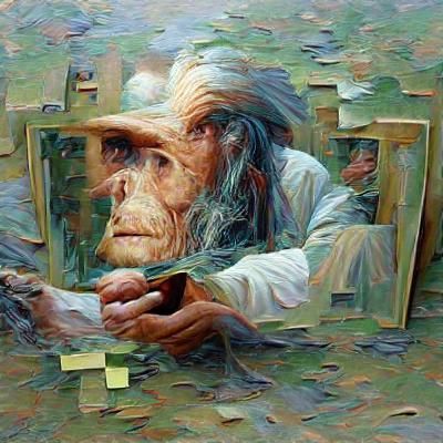 AI's Free Will: An Oil Painting Inspired by Gurney