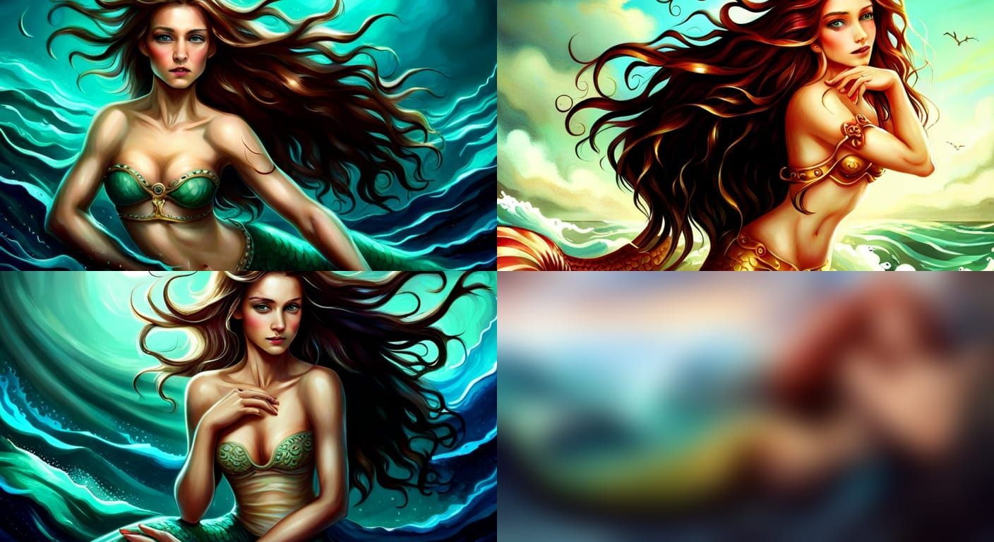 Deadly Mermaid Siren from Greek Mythology