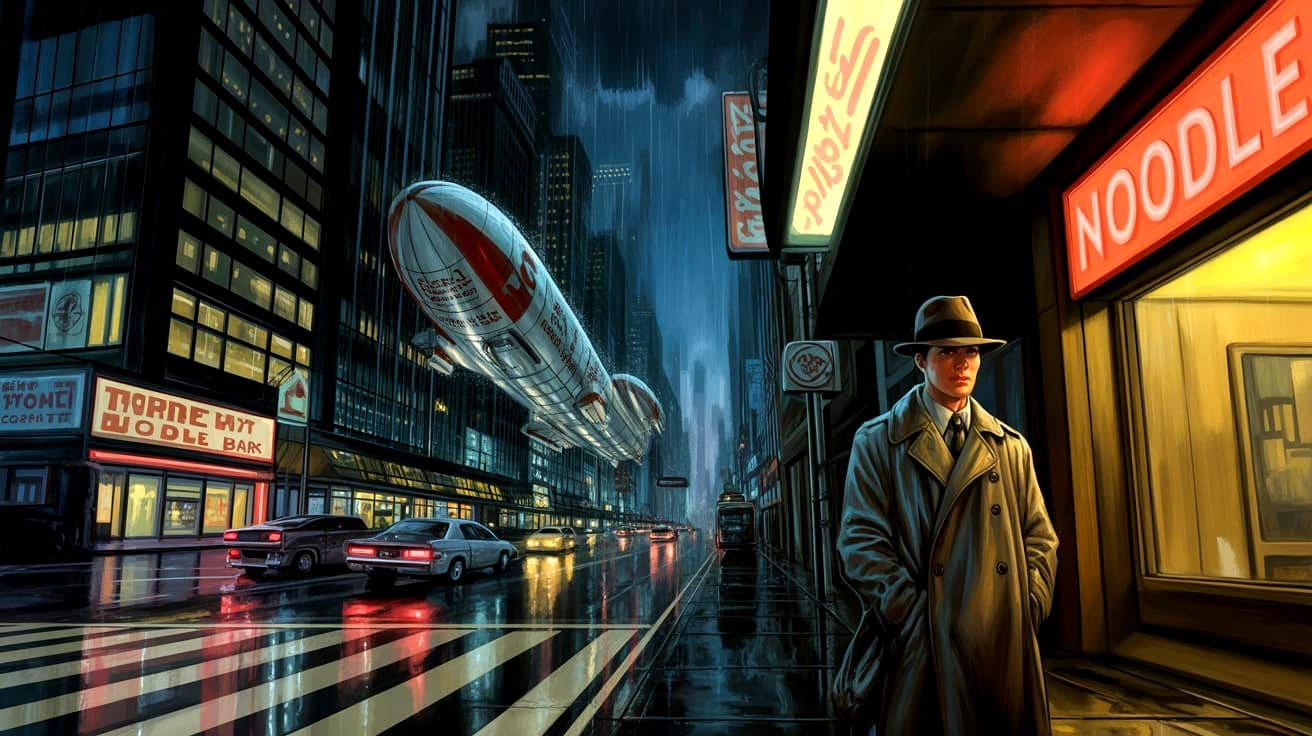 “The night was cold. And wet. Just like the Reuben sandwich ...