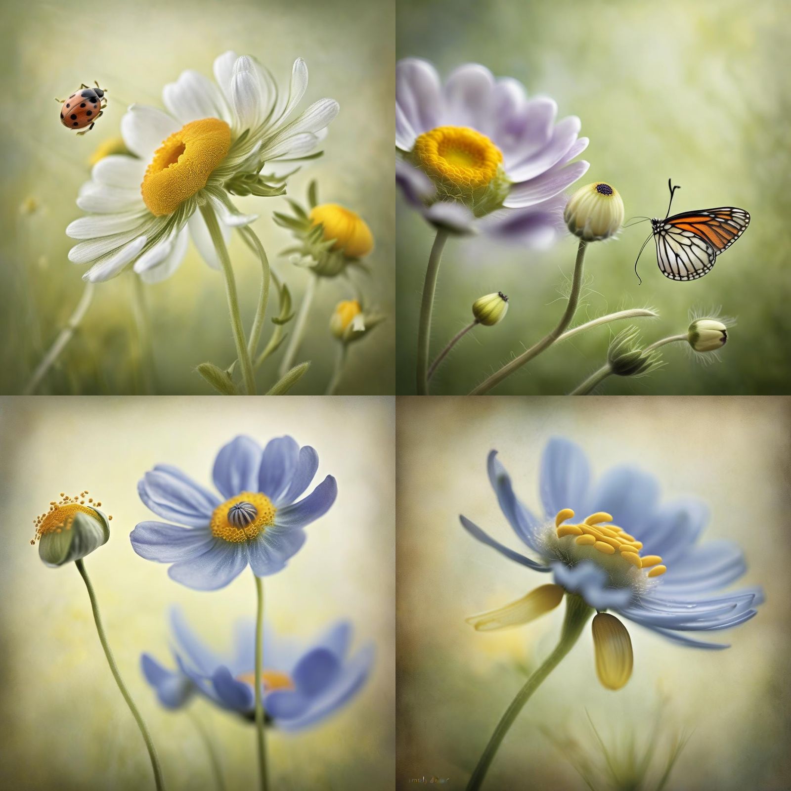 Floral Photography Study with Soft Focus