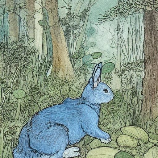 Storybook illustration.