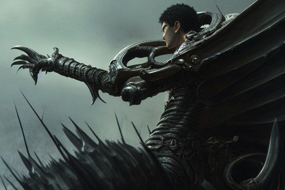 Guts from Berserk: Dark Fantasy Concept Art