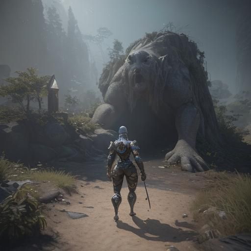 Affirmations Rendered in Epic 3D Style