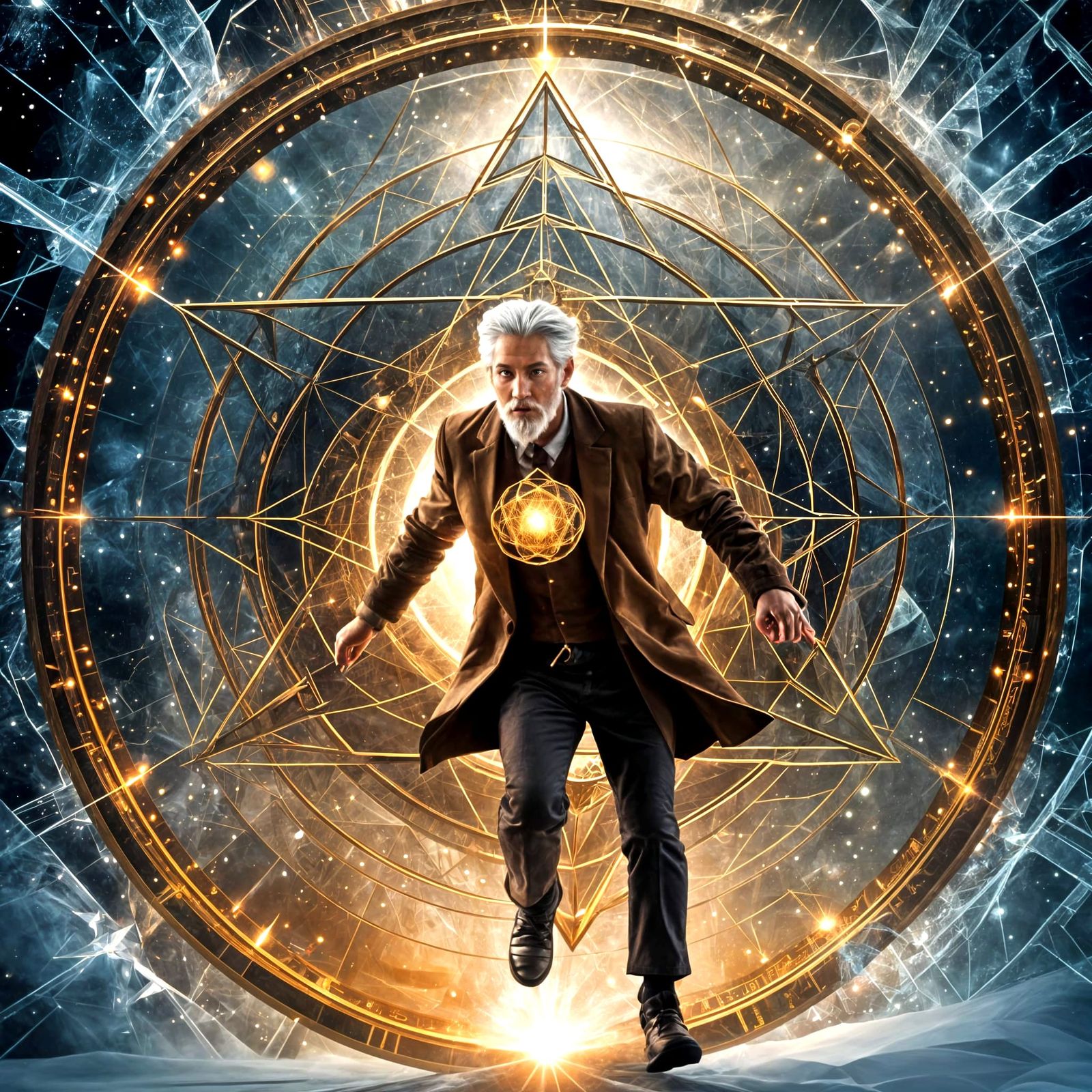 Sacred geometry time traveler