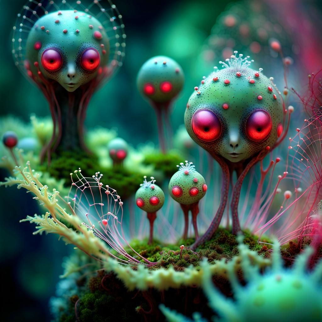 Ethereal Whimsy in Artistic Macro Bloom