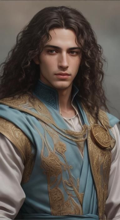 Young Algerian Prince Portrait in Golden Hour Light