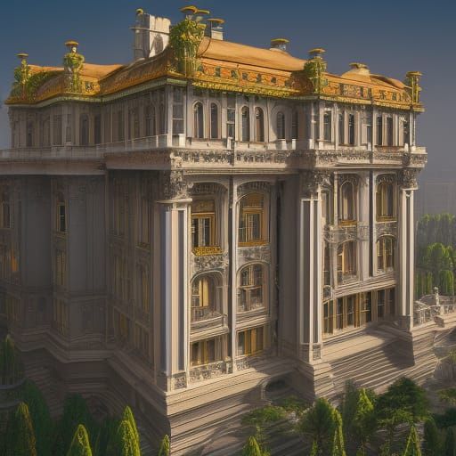 Art Nouveau and Neoclassical Hybrid Architecture