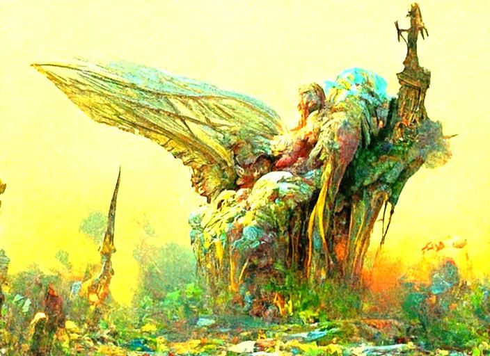 Majestic Archangel Concept Art in 8K Resolution