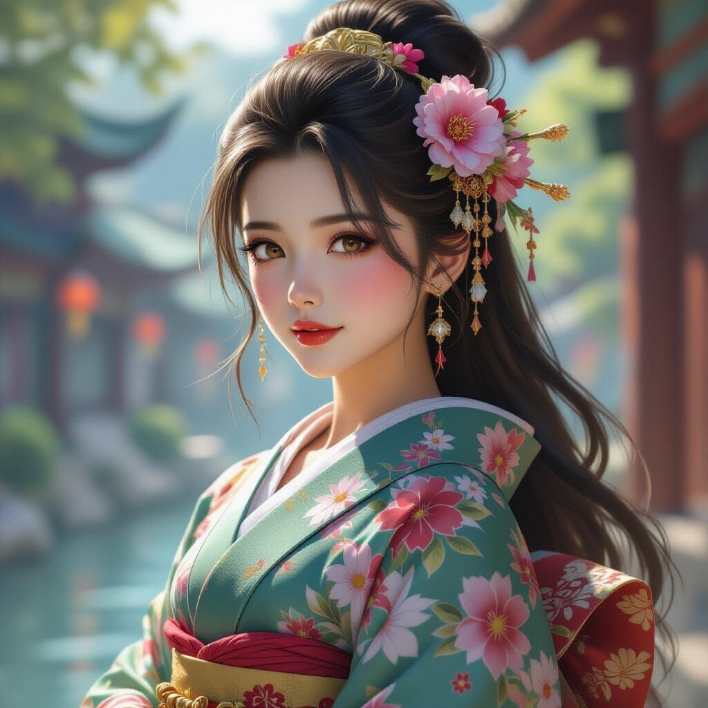 Goddesses in Boots: Hyperrealistic Splash Art