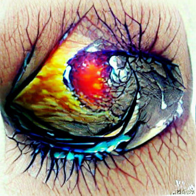 Detailed Close-Up of a Human Eye