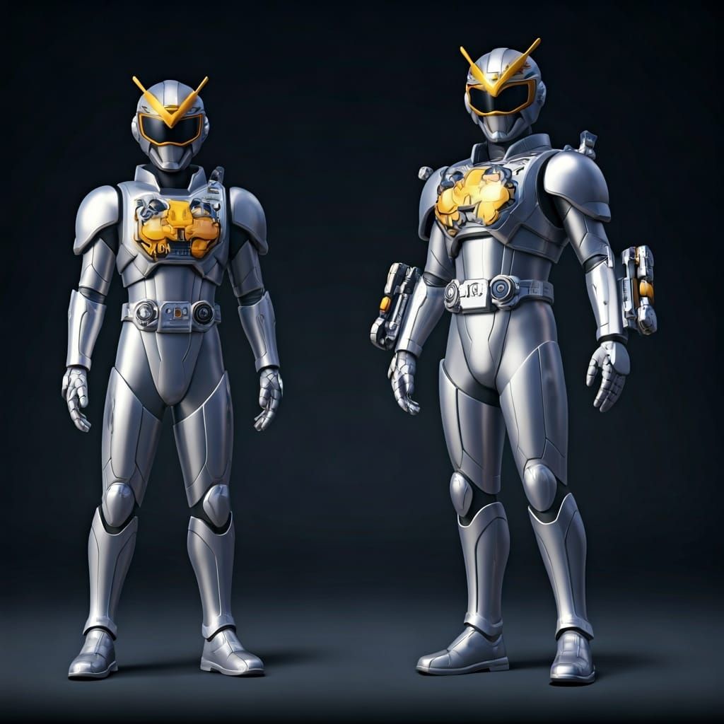 Tokusatsu VR Troopers in High-Tech Armor