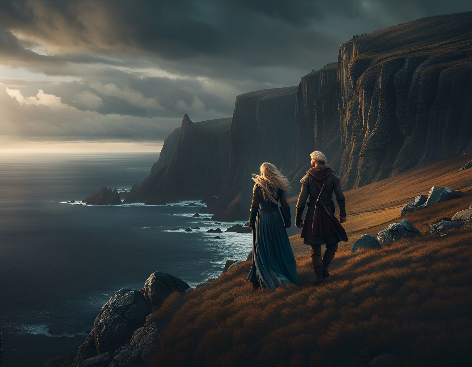 Ask and Embla - First Man and First Woman