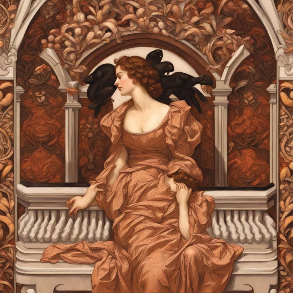 Bad Parents: Academic Painting with Textile Design