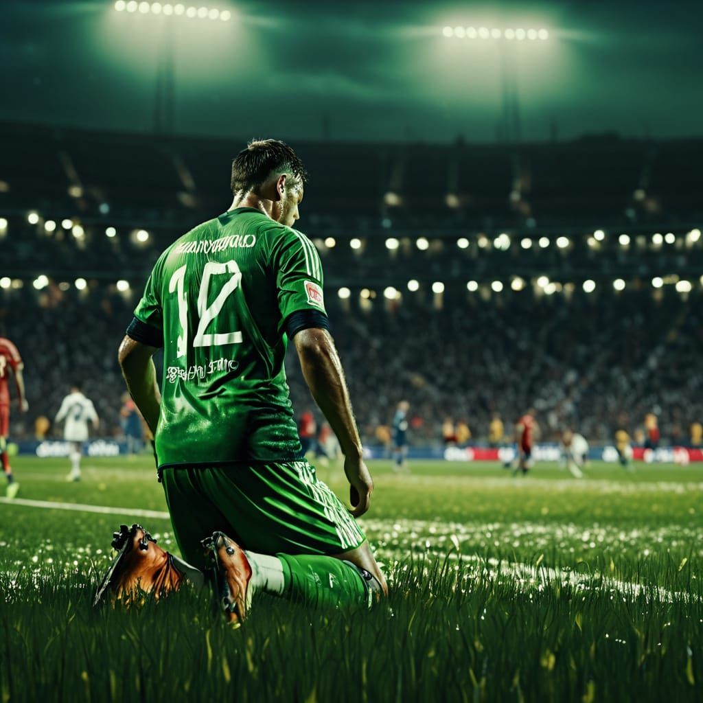 Yamal Scores in Champions League Final: Digital Art