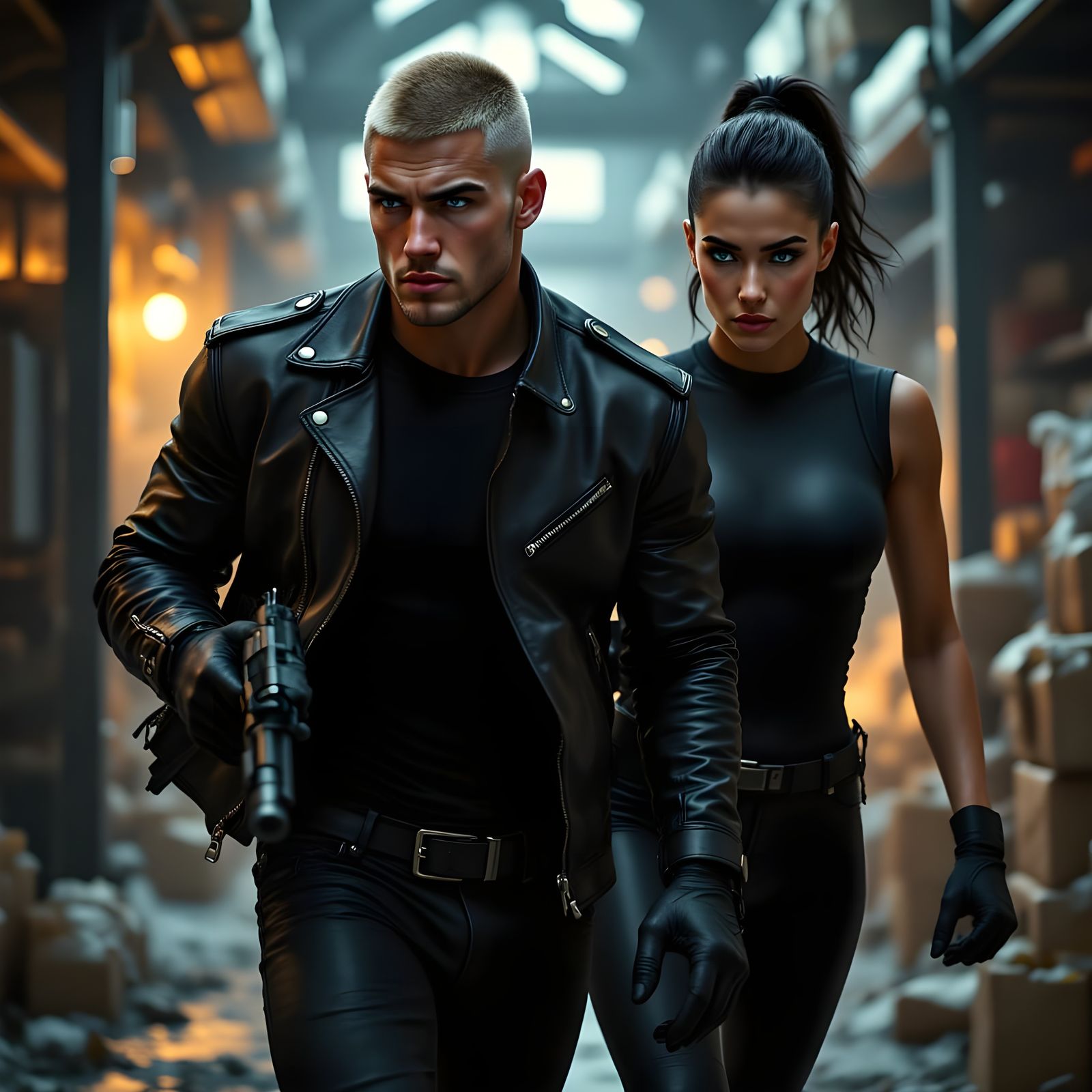 Secret Agents Enter Industrial Complex in Gritty Realism Sty...