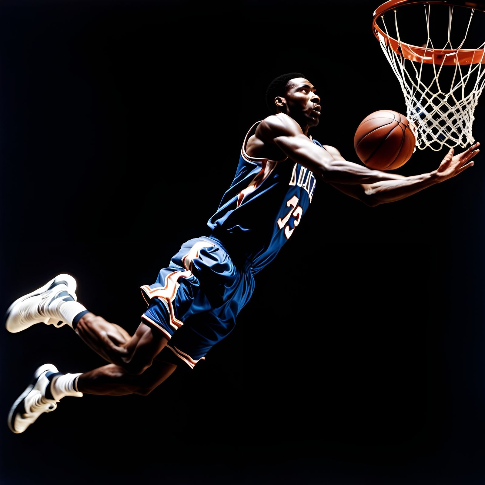 Basketball Scoring Shot (motion photography)