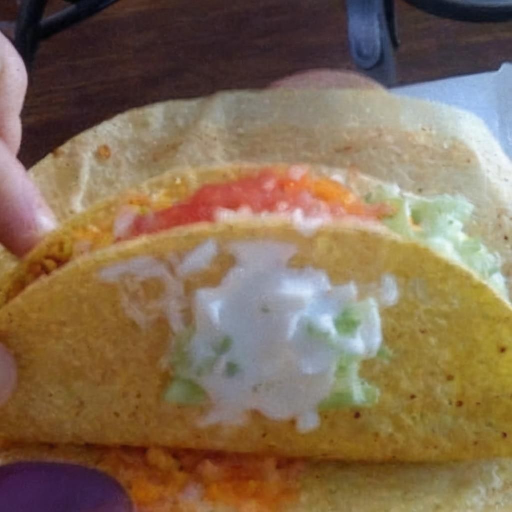 Taco with Sour Cream on the Side