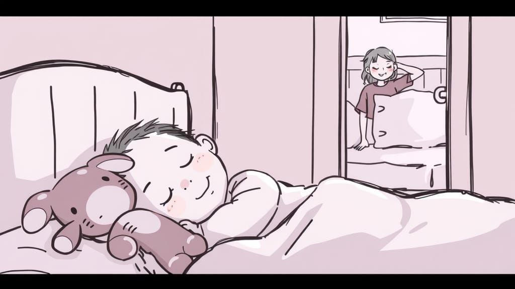 A Joyful Family Moment in Watercolor