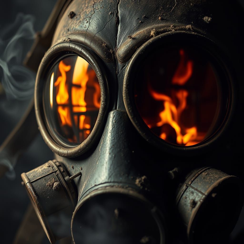 Gritty Chernobyl Liquidator Gas Mask in Realistic Detail